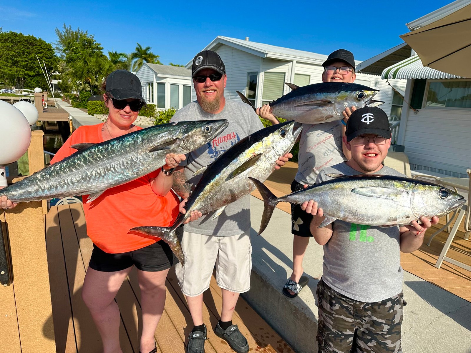 Blackfin tuna catch from Minnesota